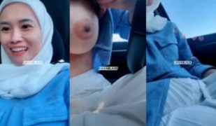 Cewek Jilbab Nakal Kirey Pap Uting Nenen di Mobil Dream
