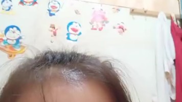 NABILA Bugil Ebot Tunggangi Guling